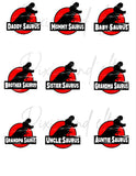 Saurus Dinosaur Family T-Shirts