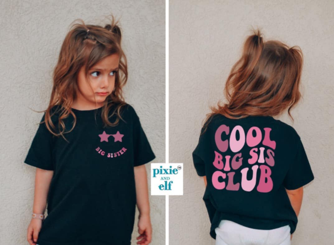 Cool Big Sister Club Shirt