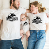 Daddysaurus, Mamasaurus and Babysaurus Tshirt
