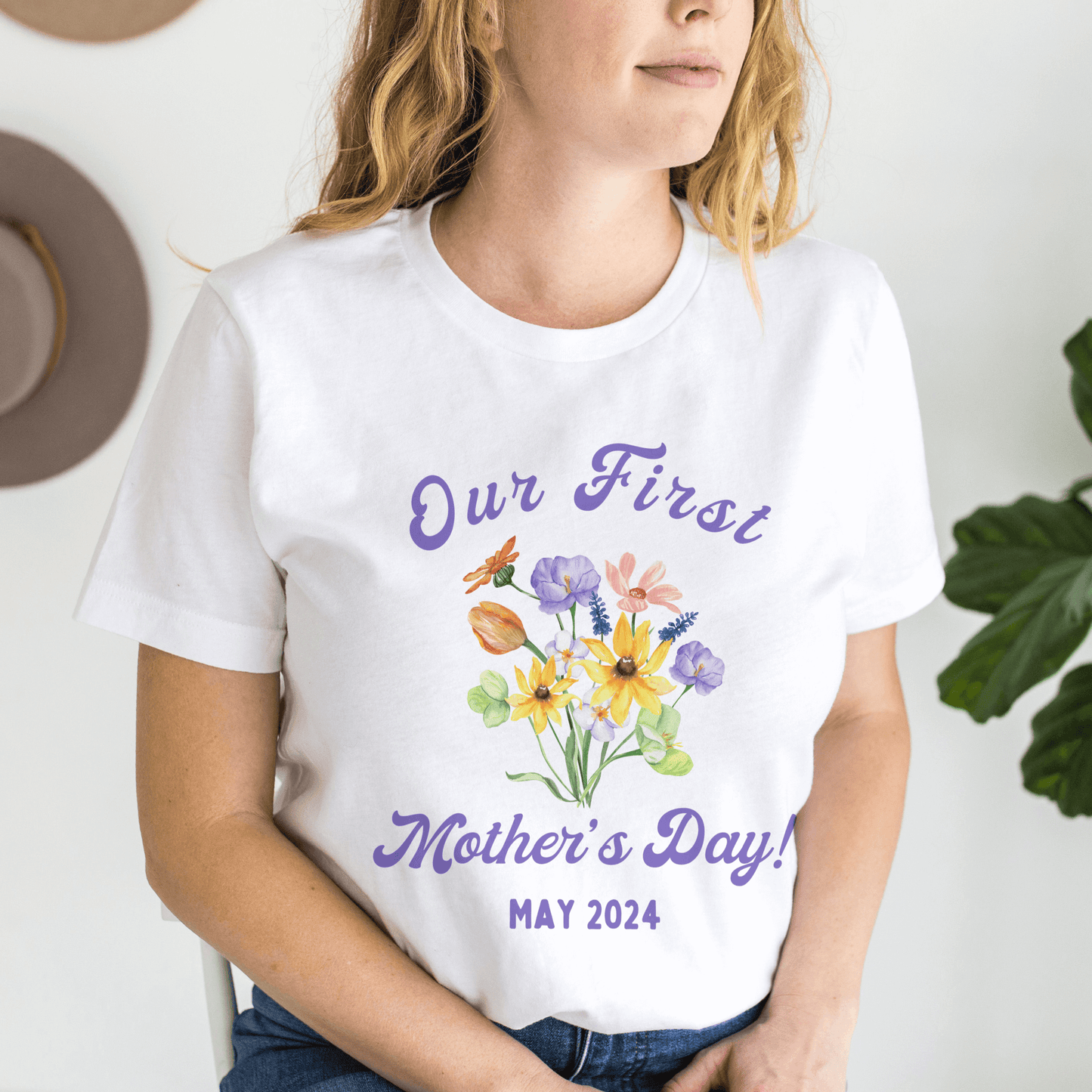 Our first Mother's Day Matching Wildflower shirts