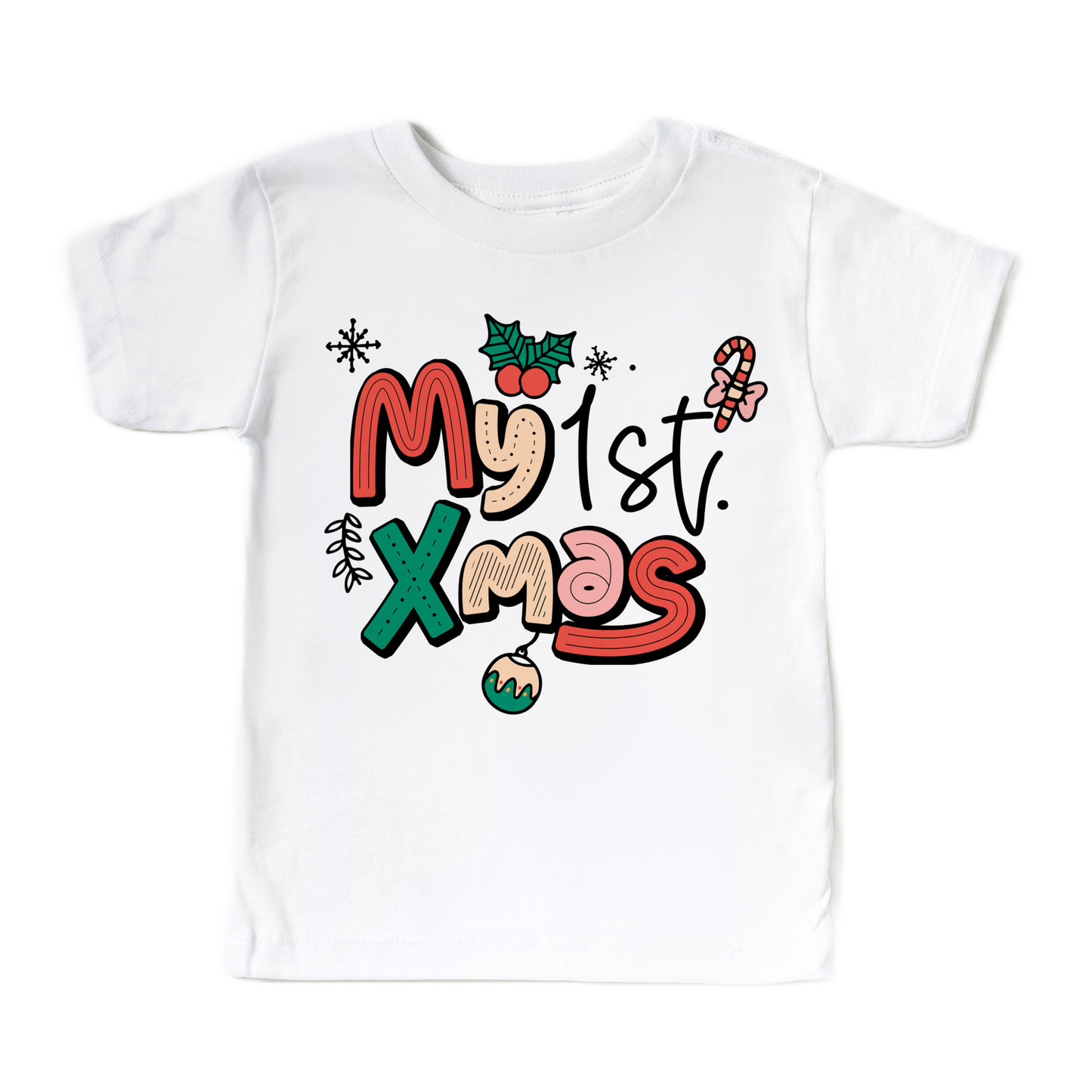 My 1st Xmas T-Shirt, Perfect for Kids, Boys and Girls