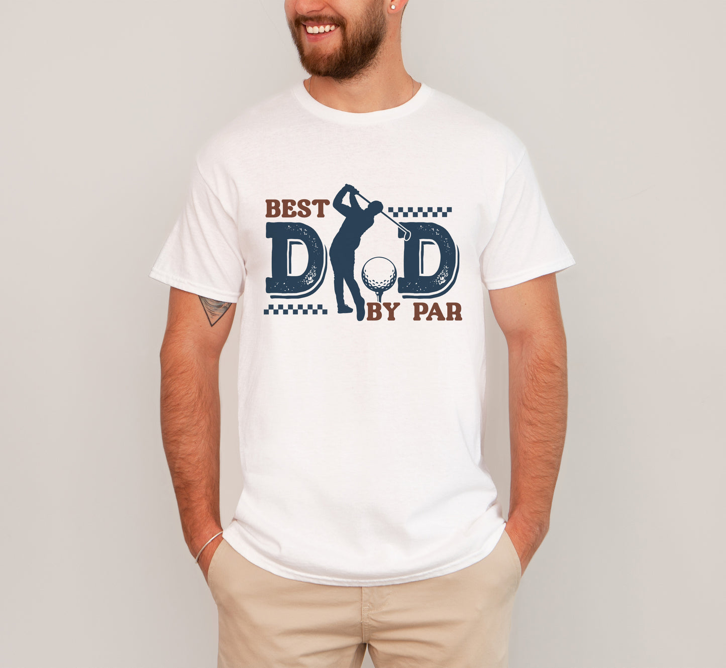 Best Dad By Par Golf Shirt