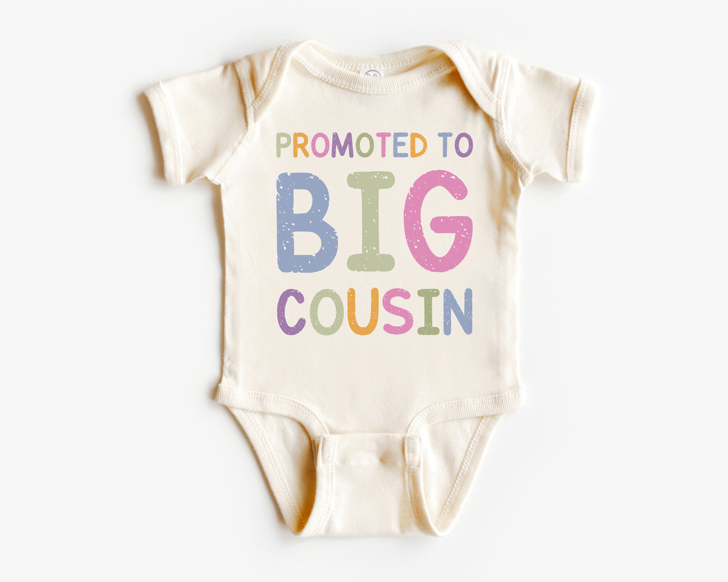 Promoted to Big Cousin in pastel colours T-Shirt