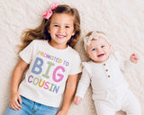 Promoted to Big Cousin in pastel colours T-Shirt