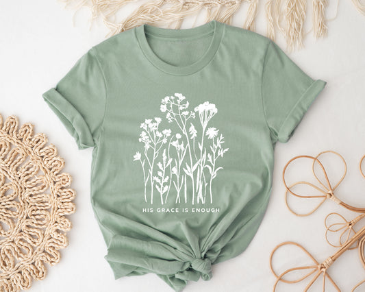 Wildflowers Christian shirt for Women