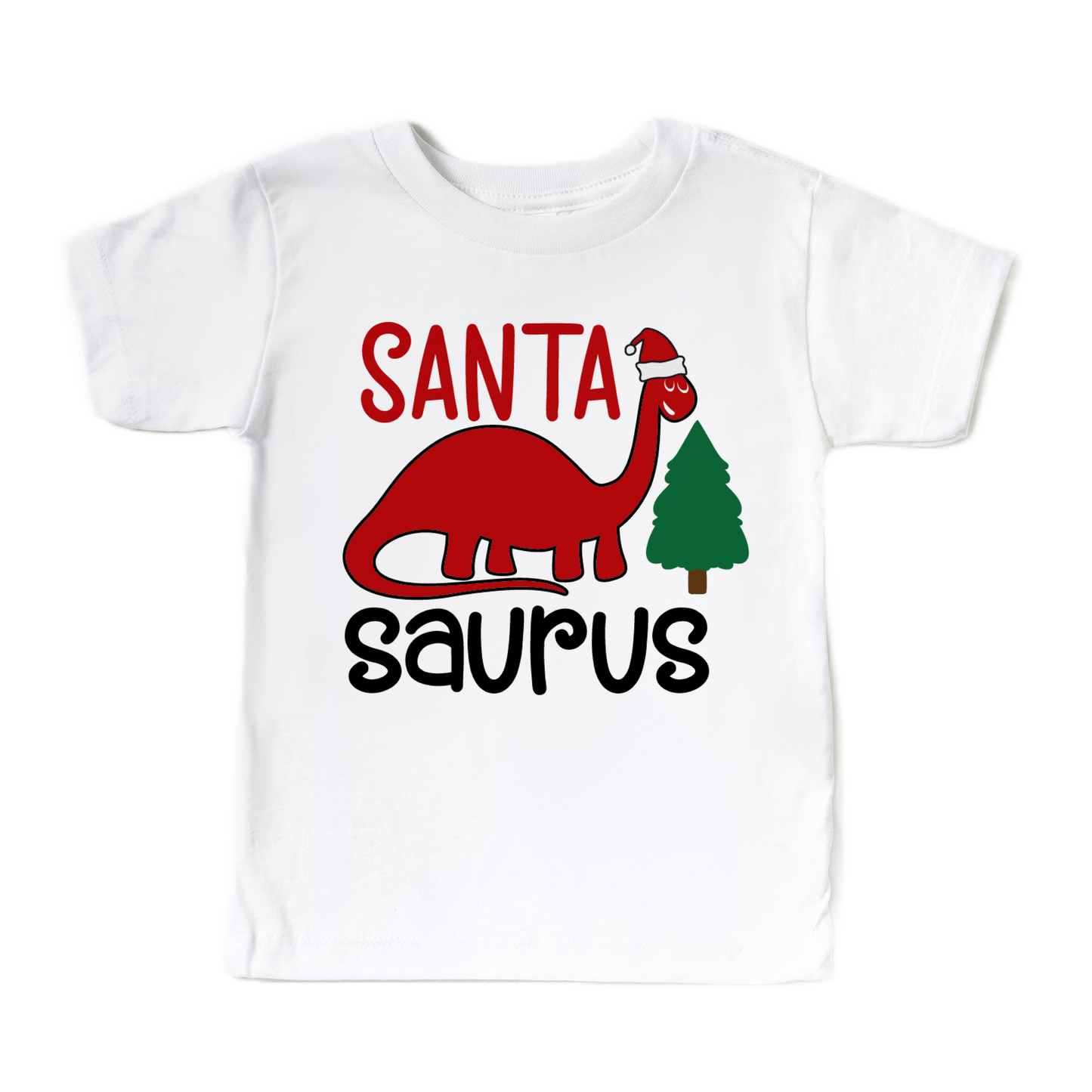 Santa-Saurus Christmas T-Shirt for kids, boys and girls