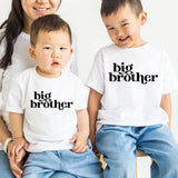 siblings wearing big brother classic shirts