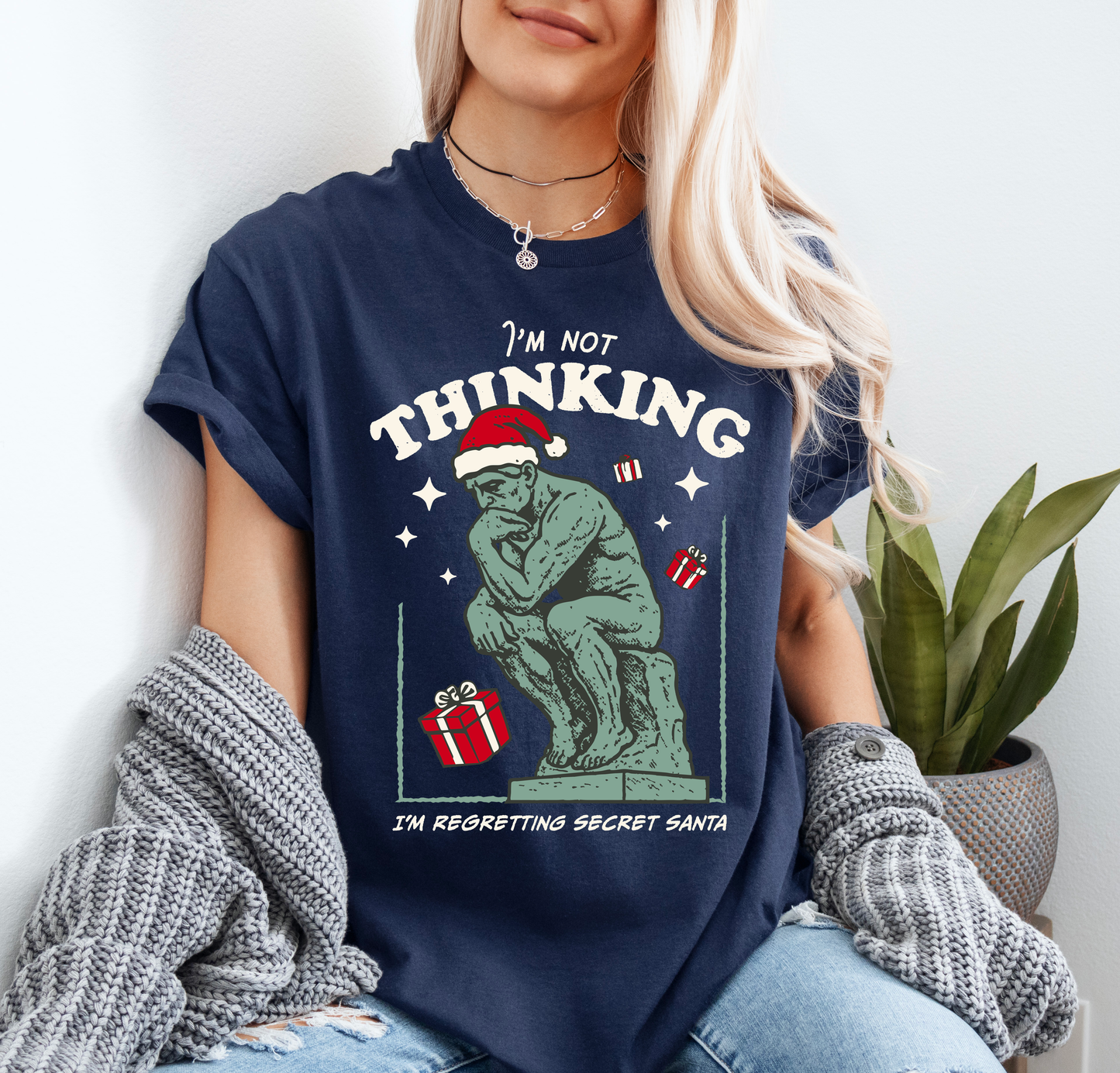Regretting Secret Santa Funny Unisex shirt