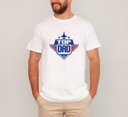 top dad aeroplane shirt
