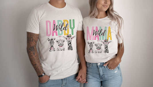 Wild One Matching birthday shirts