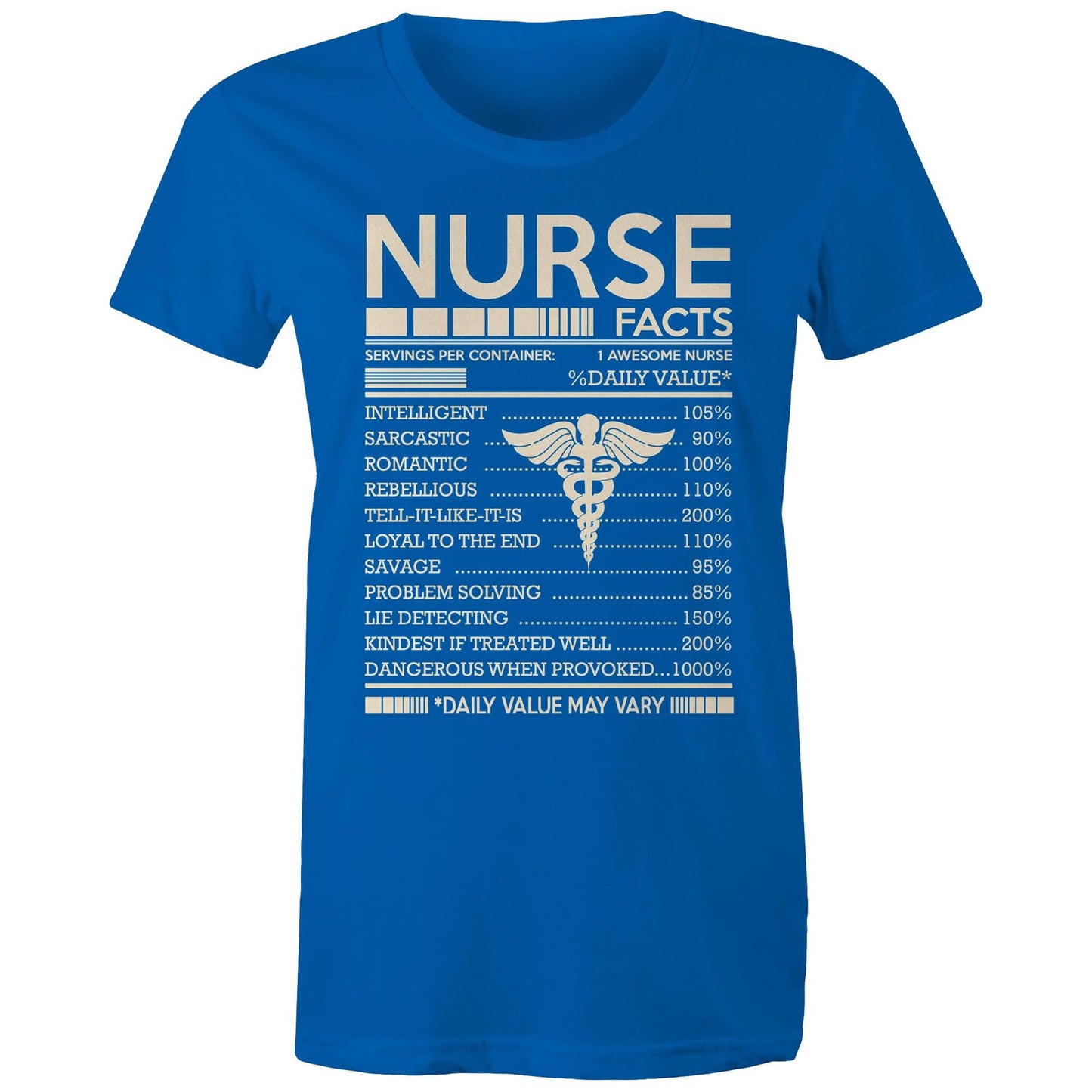Nurse Facts Women's Maple Tee