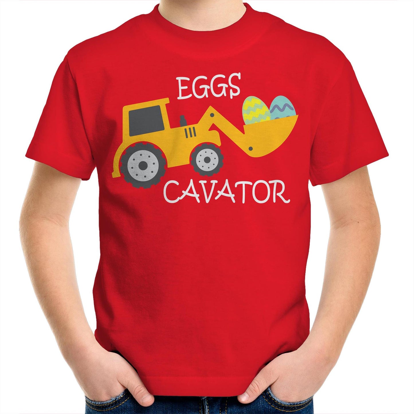 Eggs Cavator Easter T Shirt for Kids