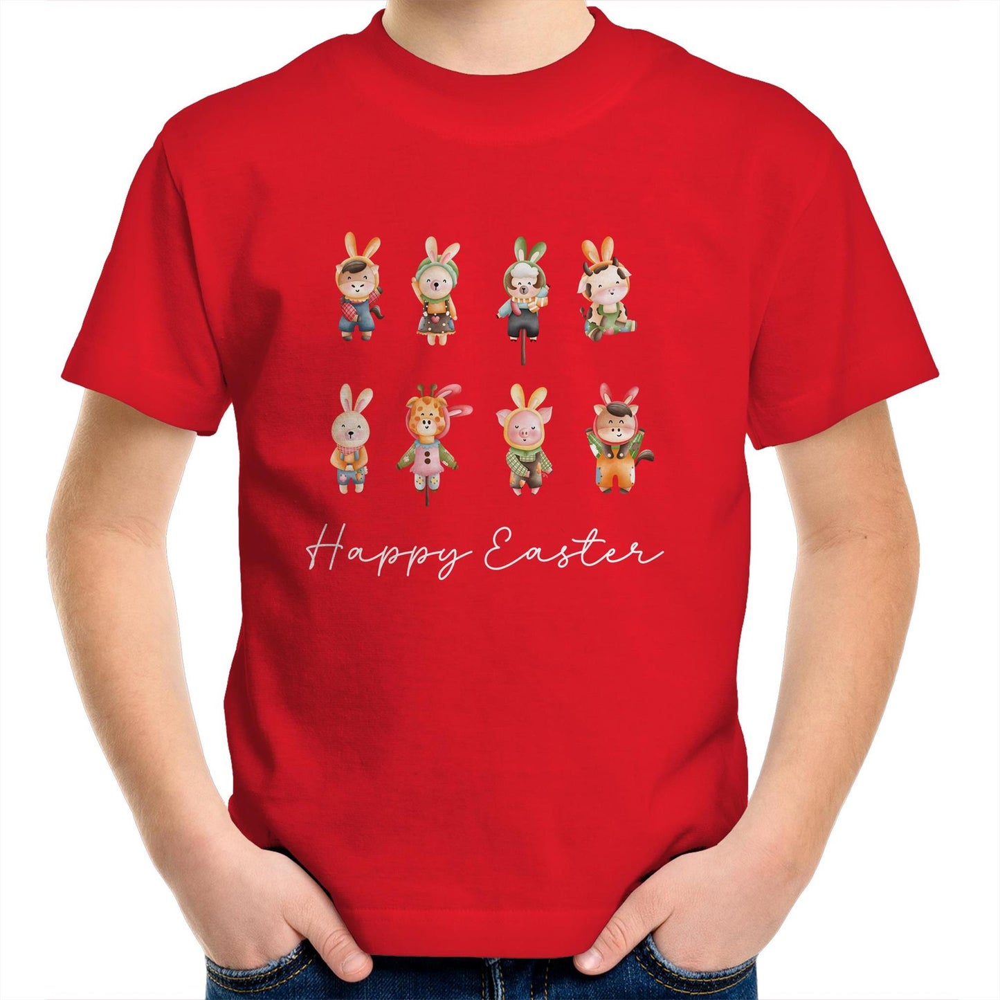 Easter Farm Animals T Shirt for Kids