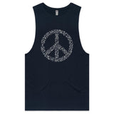 Rhyme in Peace Mens Tank Top Tee