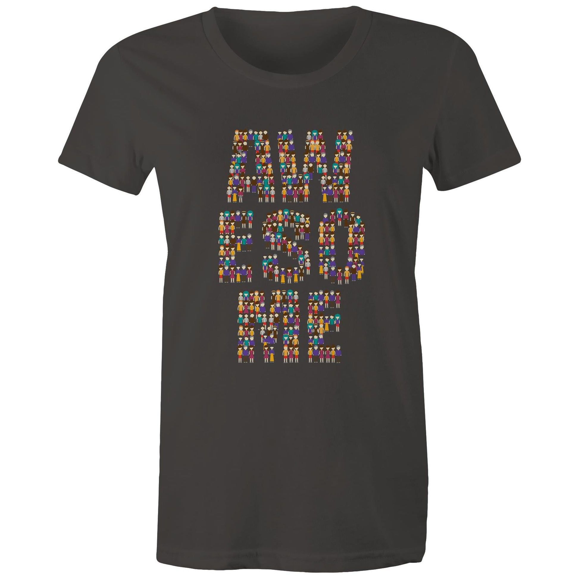 Black T-shirt with text Awesome 2