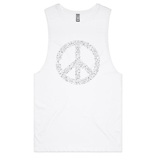 Rhyme in Peace Mens Tank Top Tee