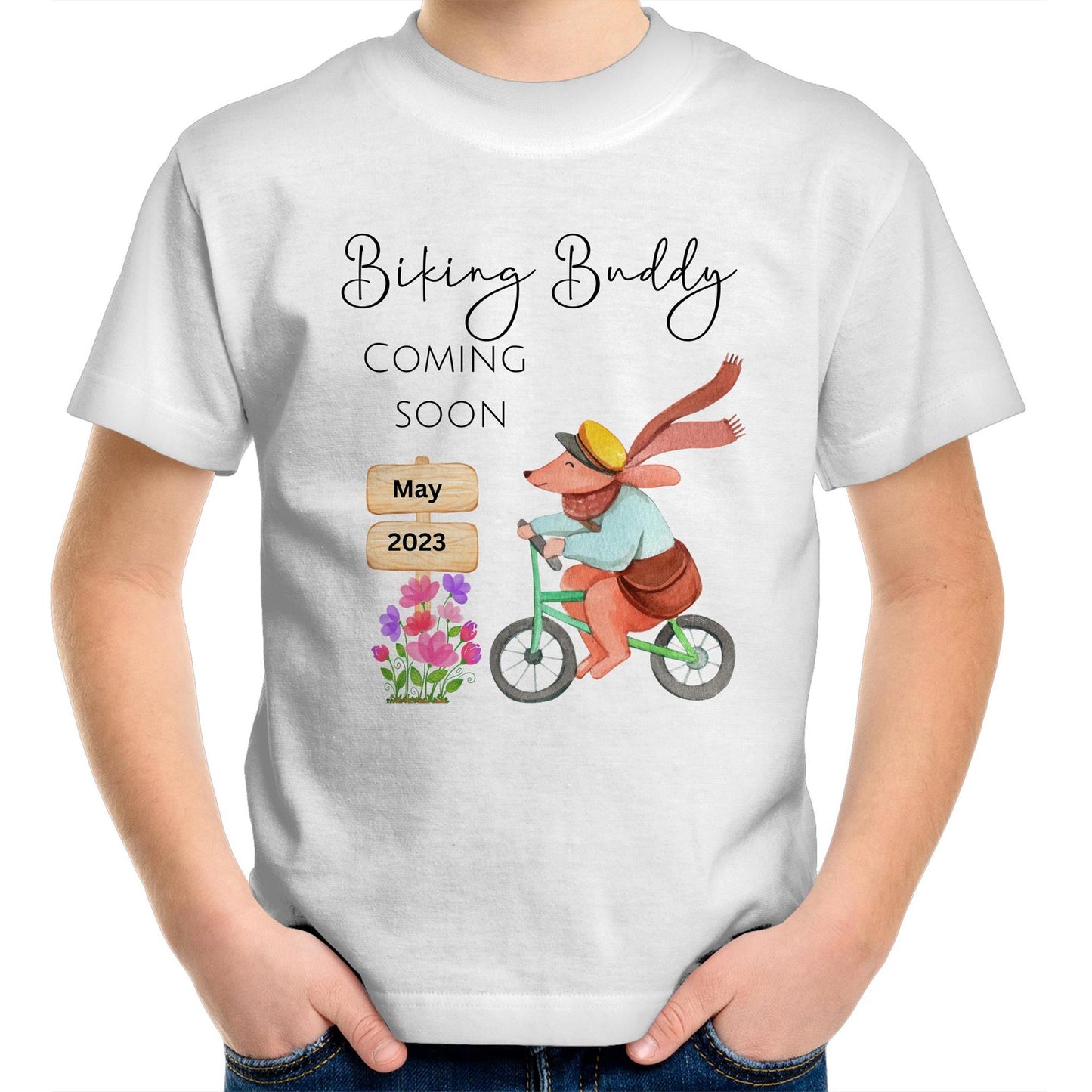 Biking buddy big brother t shirt