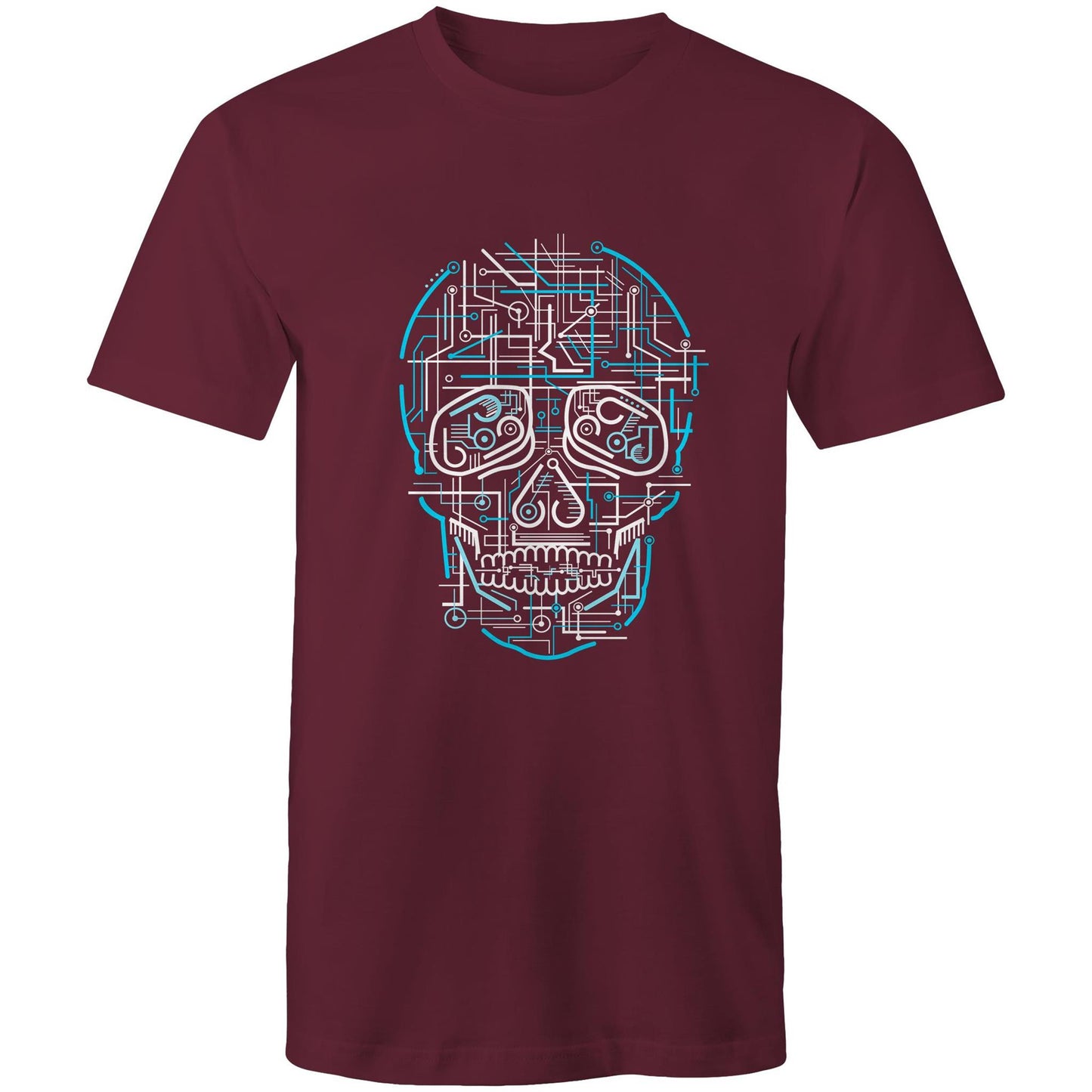 Electric Skull- Mens T-Shirt