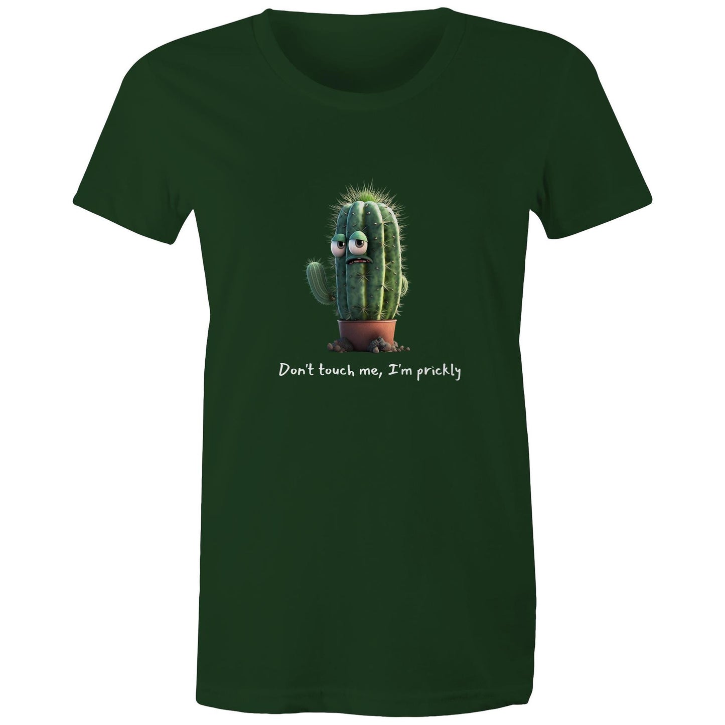 Don't Touch me, I'm prickly Women's Maple Tee