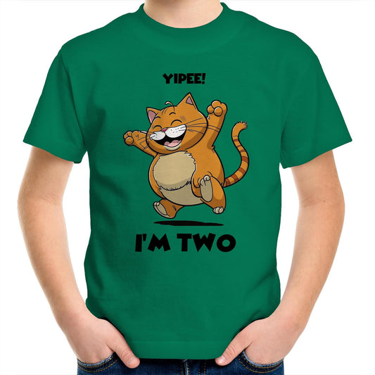 Second birthday happy cat T Shirt