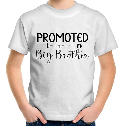 Promoted to big brother t shirt for kids