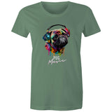 Pug Music Women's Maple Tee