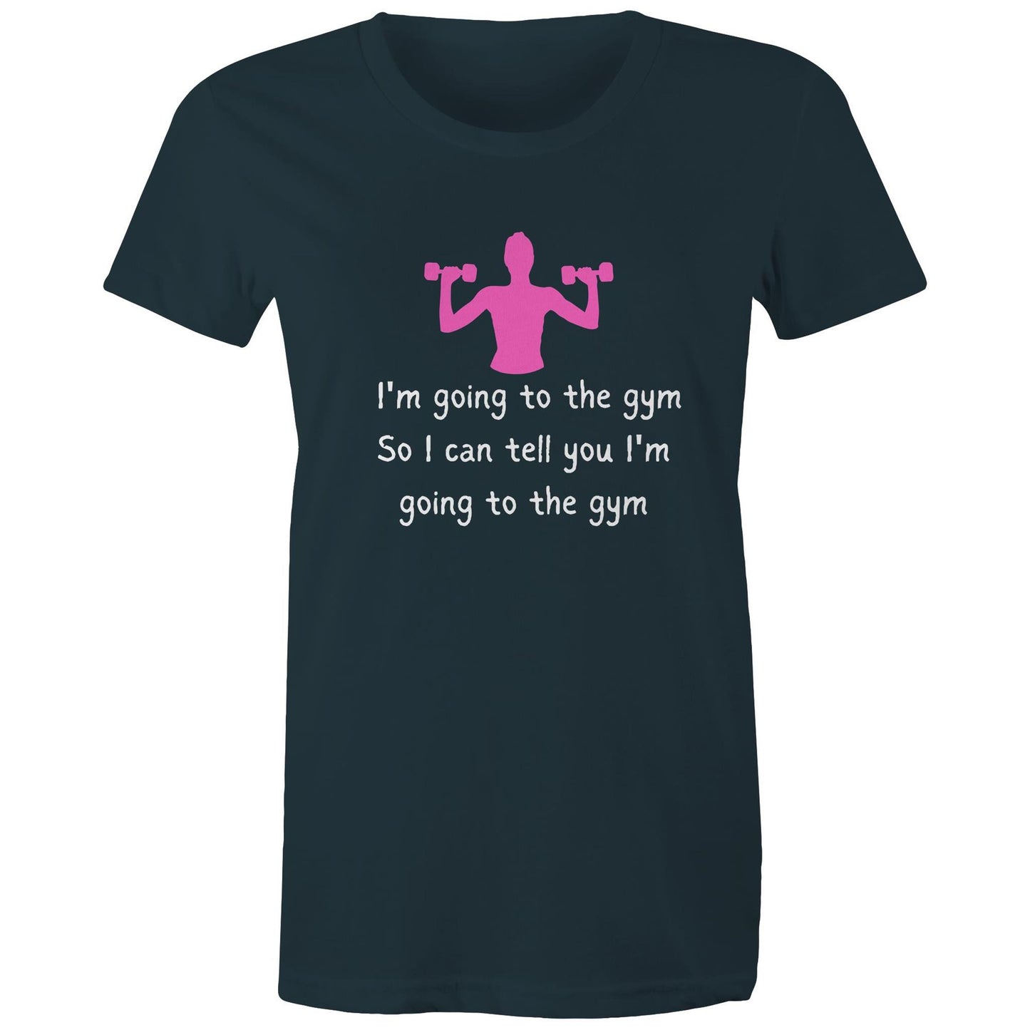 GOING TO THE GYM Women's Maple Tee