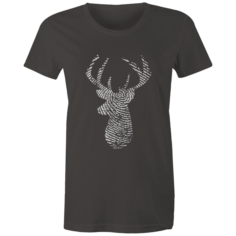Deer Thumbmark Women's Maple Tee