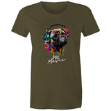 Pug Music Women's Maple Tee