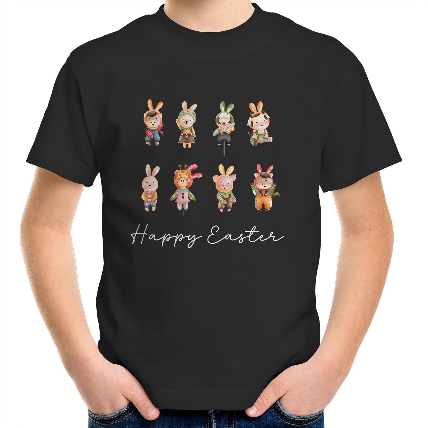 Easter Farm Animals T Shirt for Kids