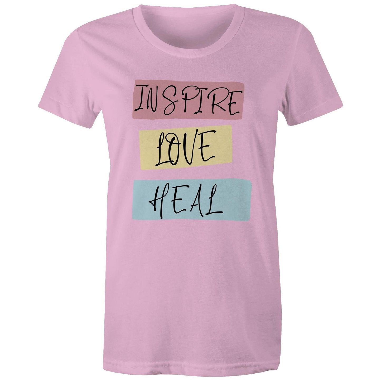Inspire Love Heal Women's Maple Tee