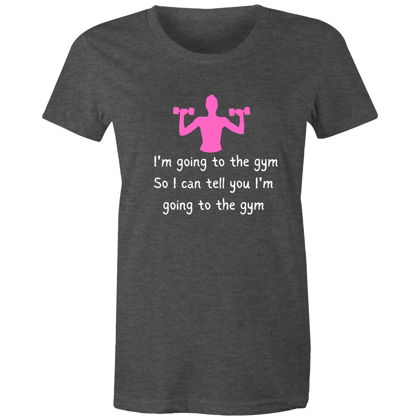 GOING TO THE GYM Women's Maple Tee