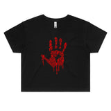 Zombie Hand Women's Crop Tee