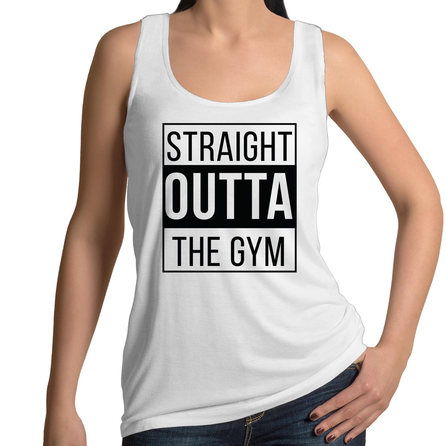 Straight Outta Gym Womens Singlet