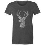 Deer Thumbmark Women's Maple Tee