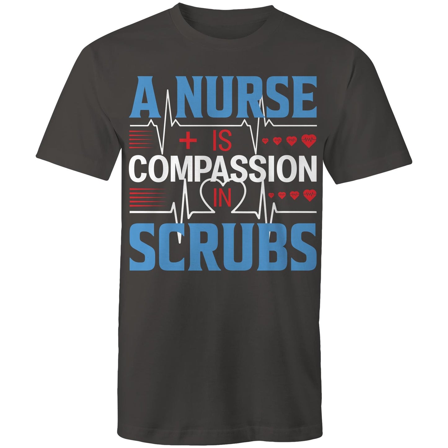 Compassion in Scrubs Nurse Mens T-Shirt