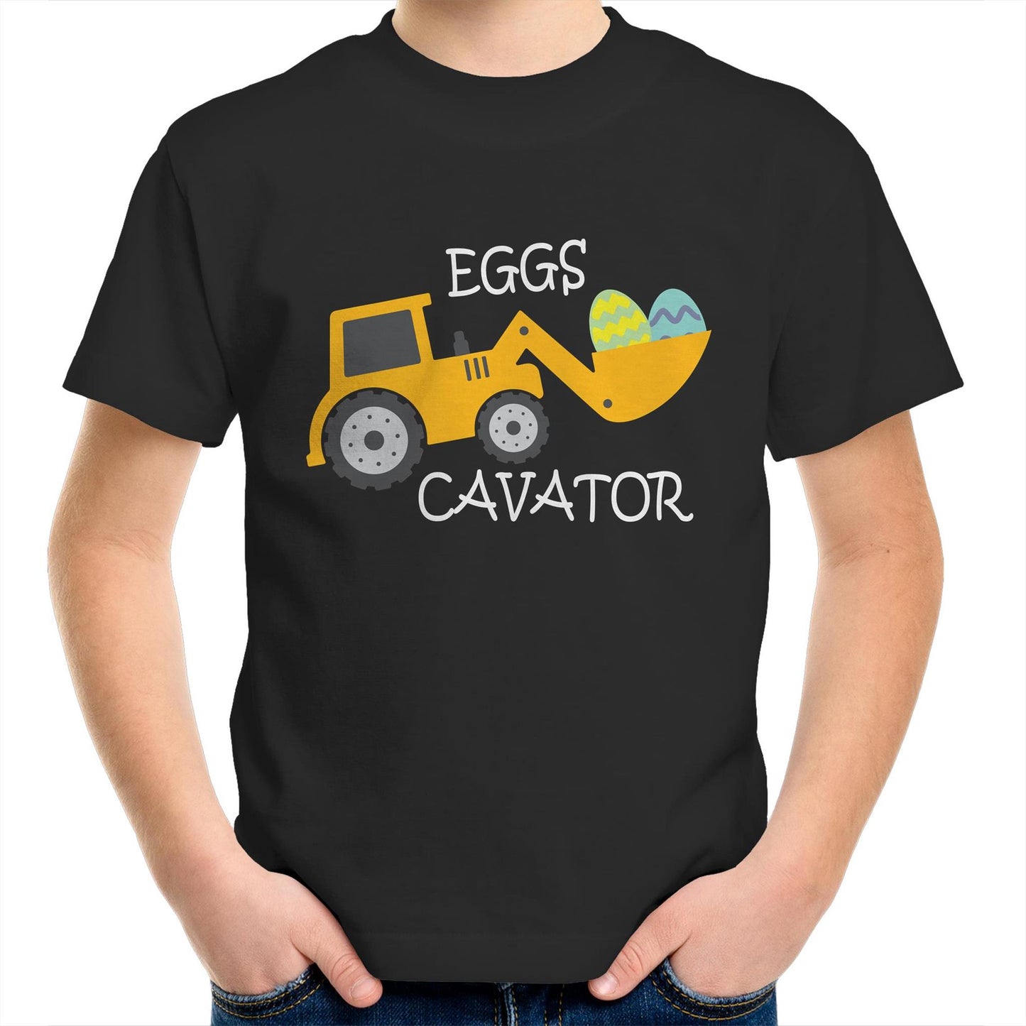 Eggs Cavator Truck for Toddler and Kids T Shirt