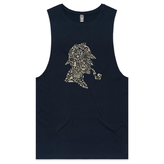 Sherlock Smoke - Mens Tank Top Tee