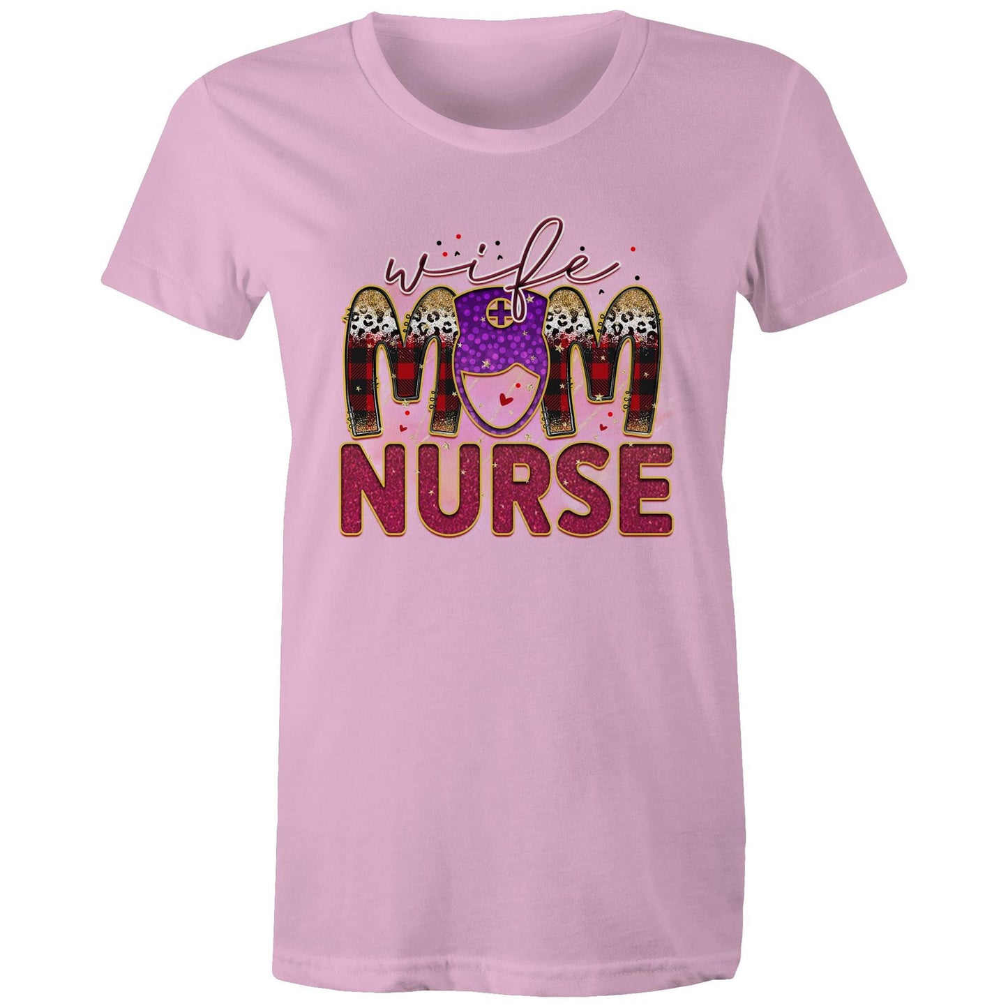 Wife Mum Nurse Women's Maple Tee
