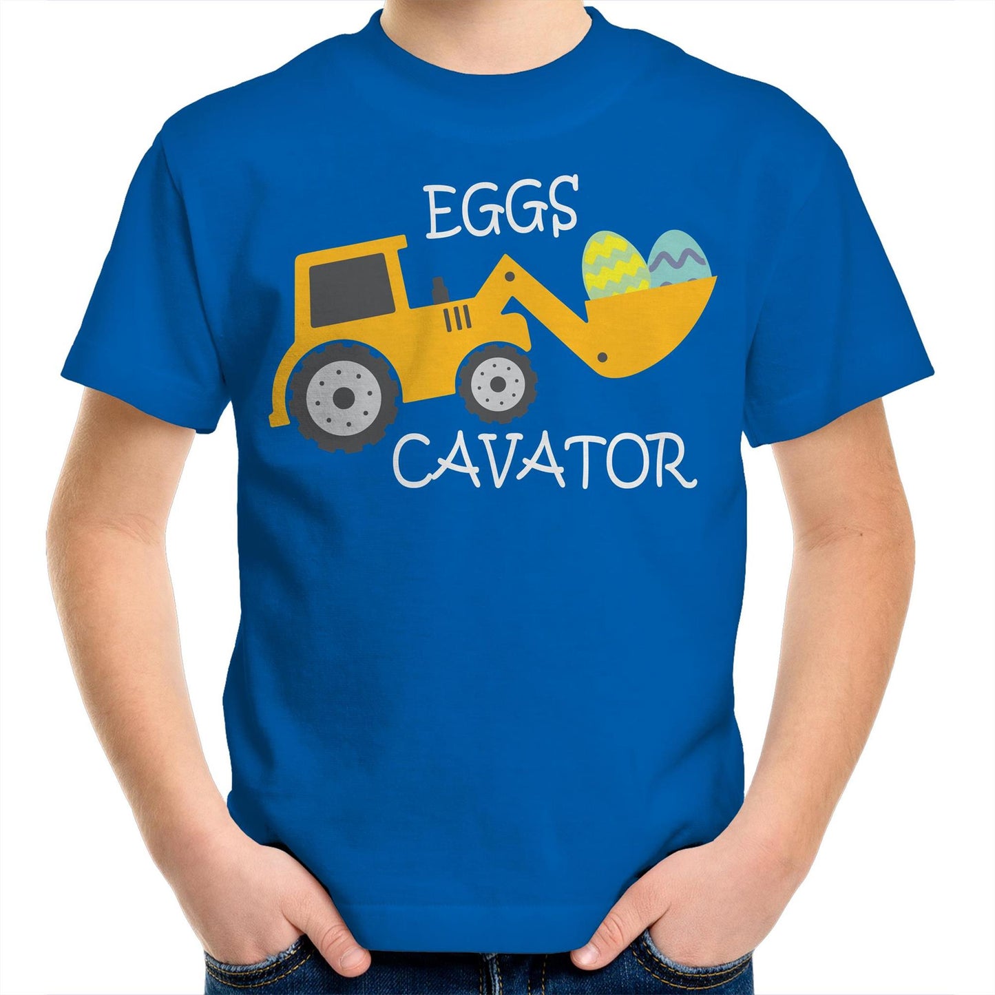 Eggs Cavator Easter T Shirt for Kids