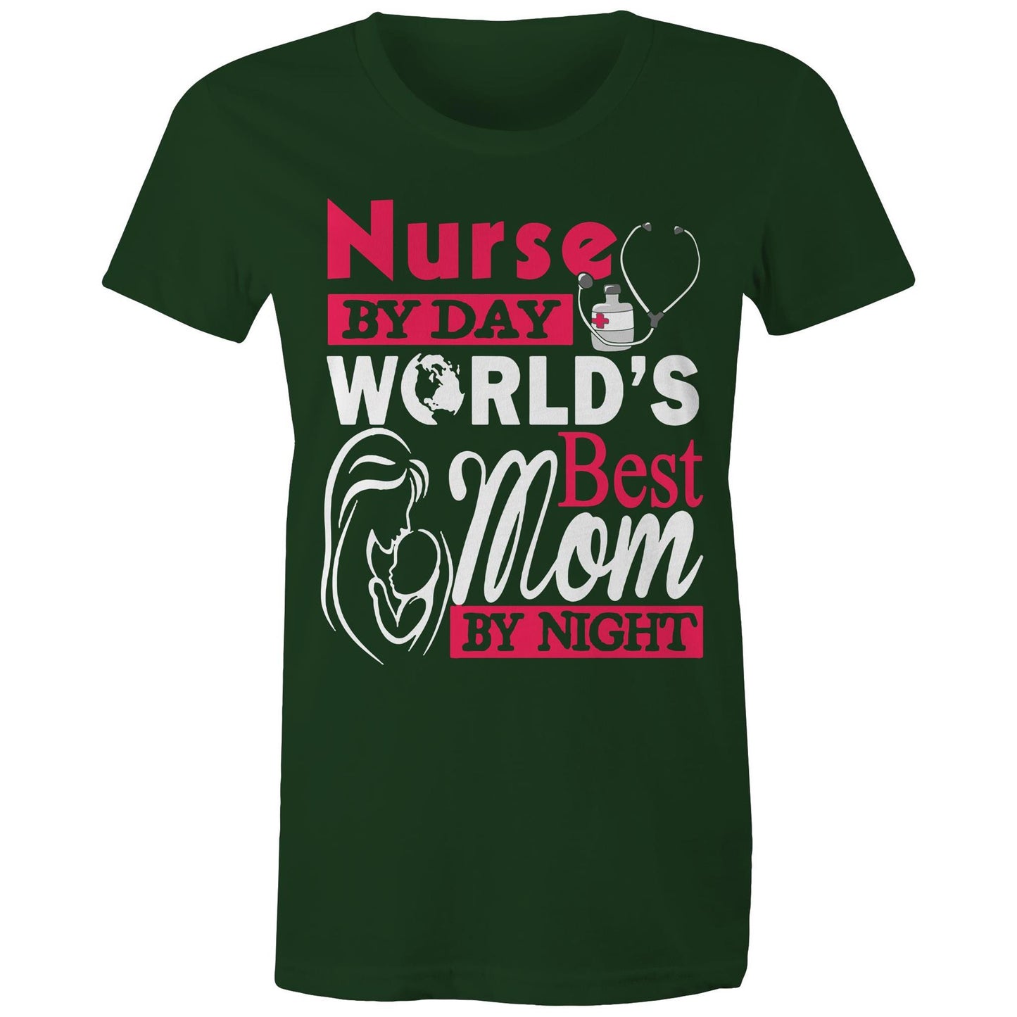 Nurse by day Mum at Night Women's Maple Tee