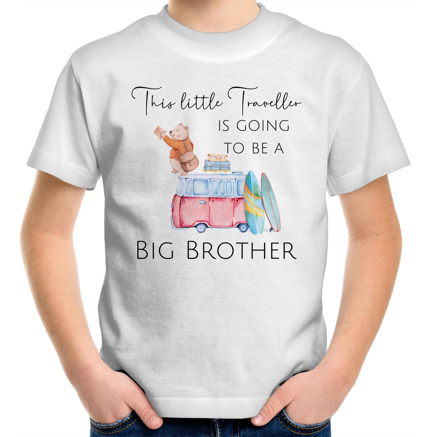 Little Traveller as Big Brother T shirt