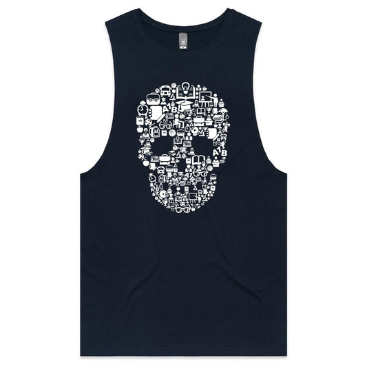 Skull Mens Tank Top Tee