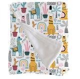 Llama Throw Blanket