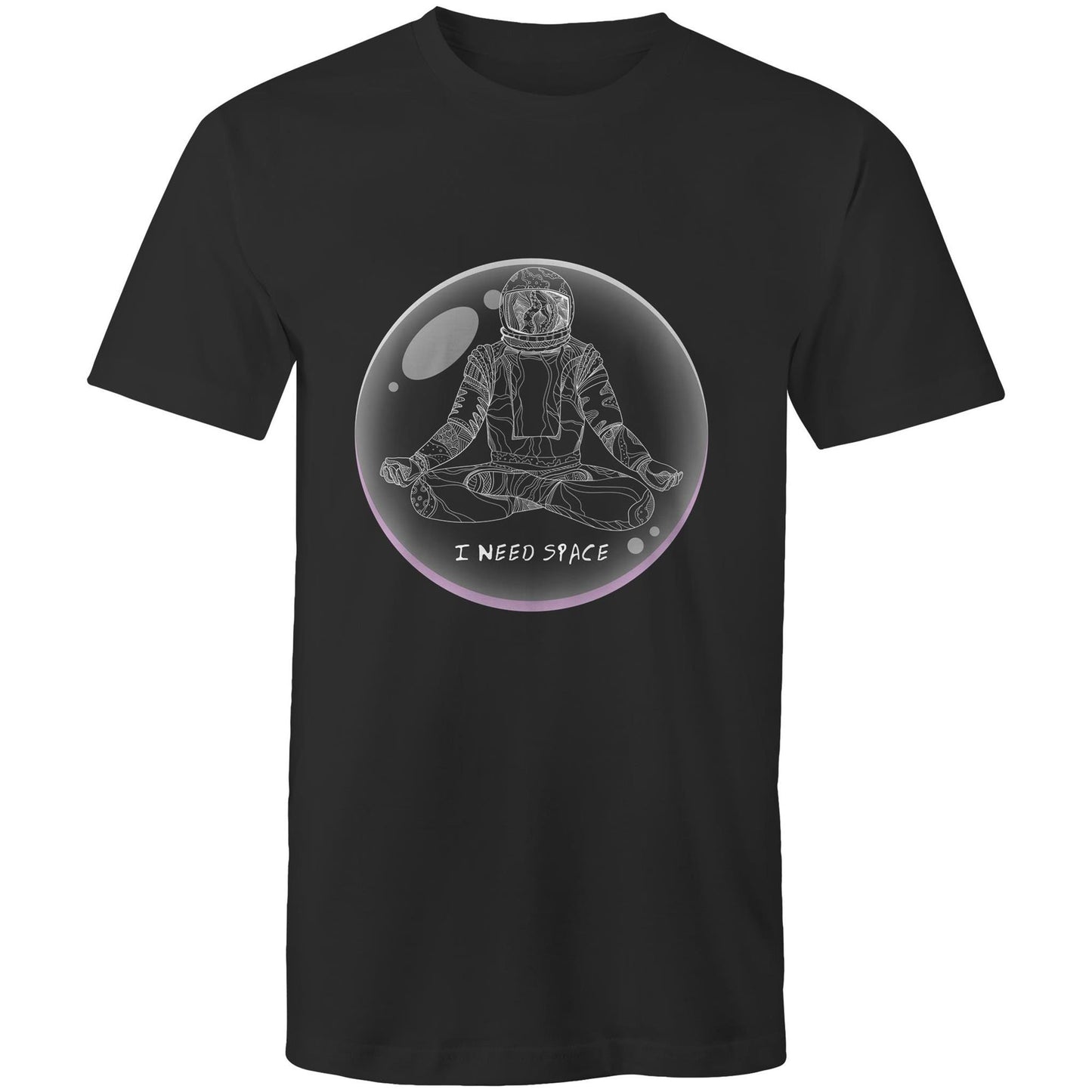 I NEED SPACE BUBBLE Mens T-Shirt