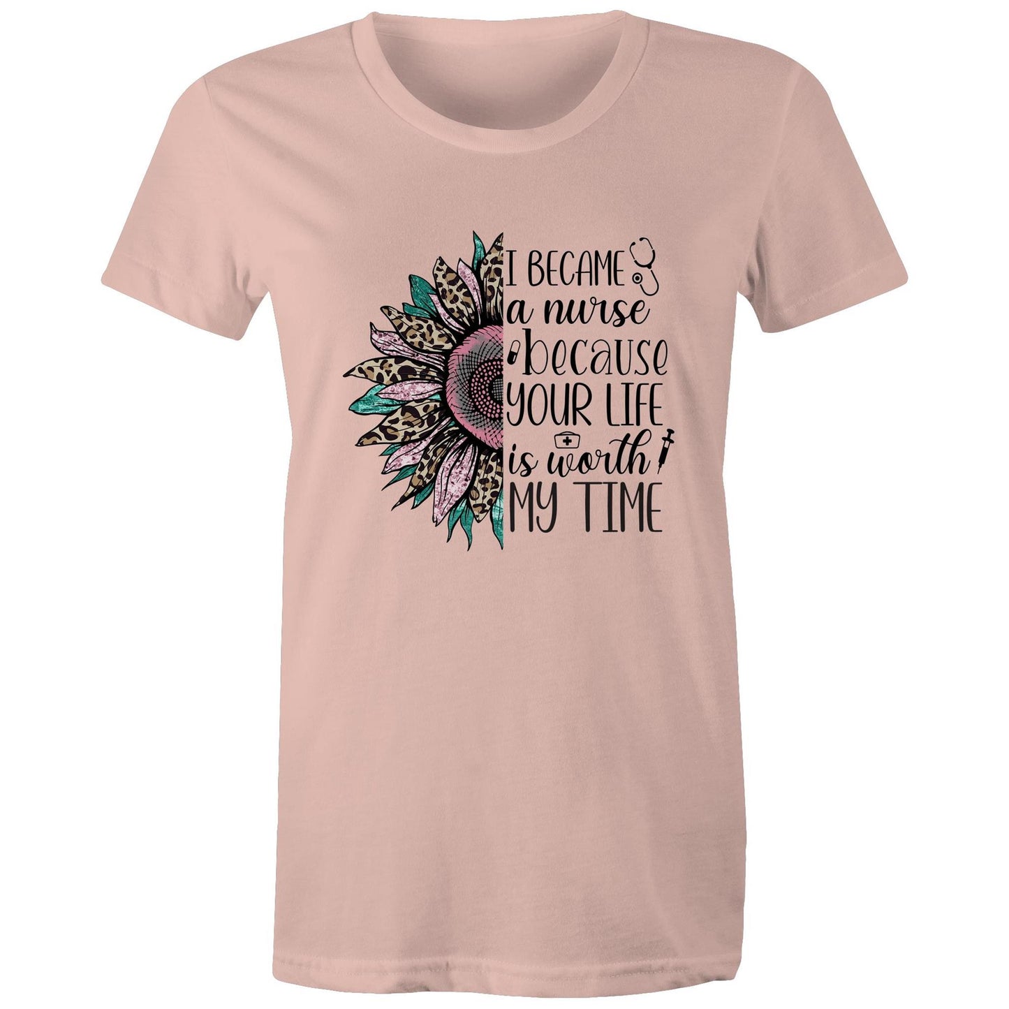 Your Life is Worth it Nurse 2 Women's Maple Tee