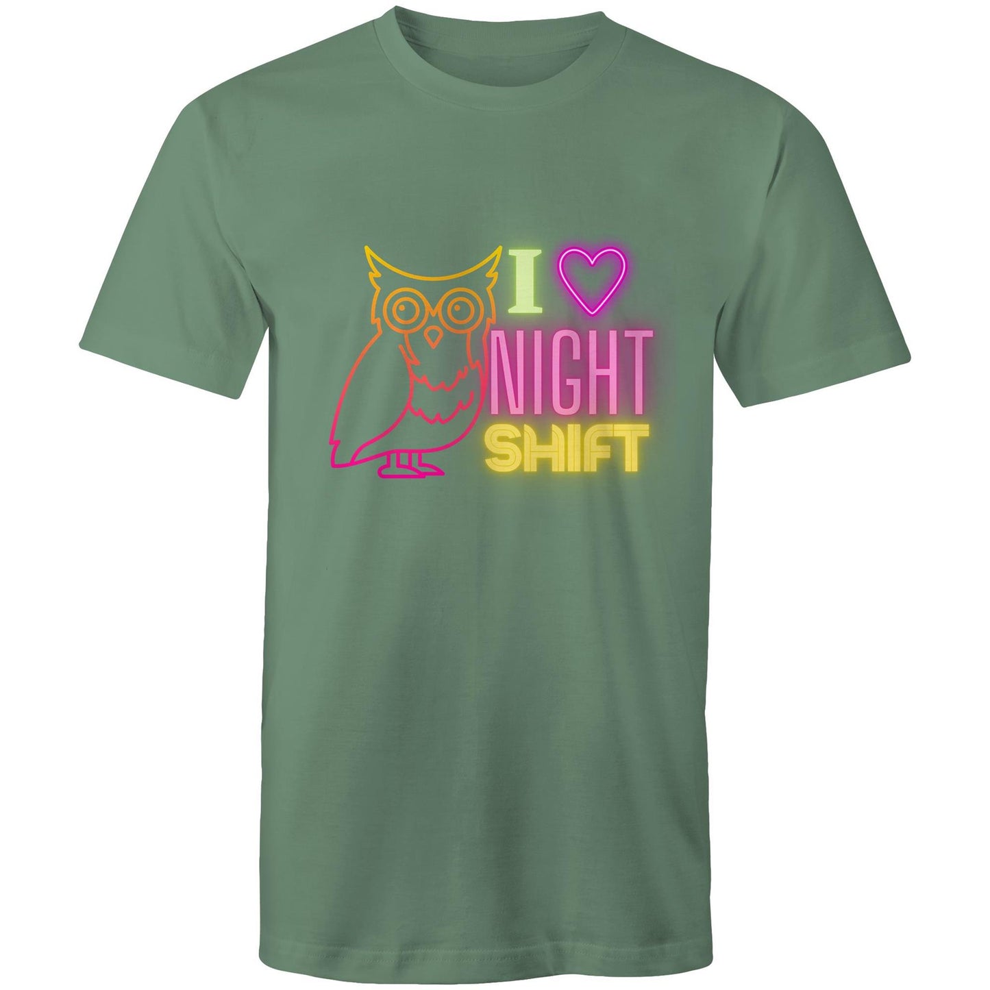 I Love Night Shift Mens T-Shirt