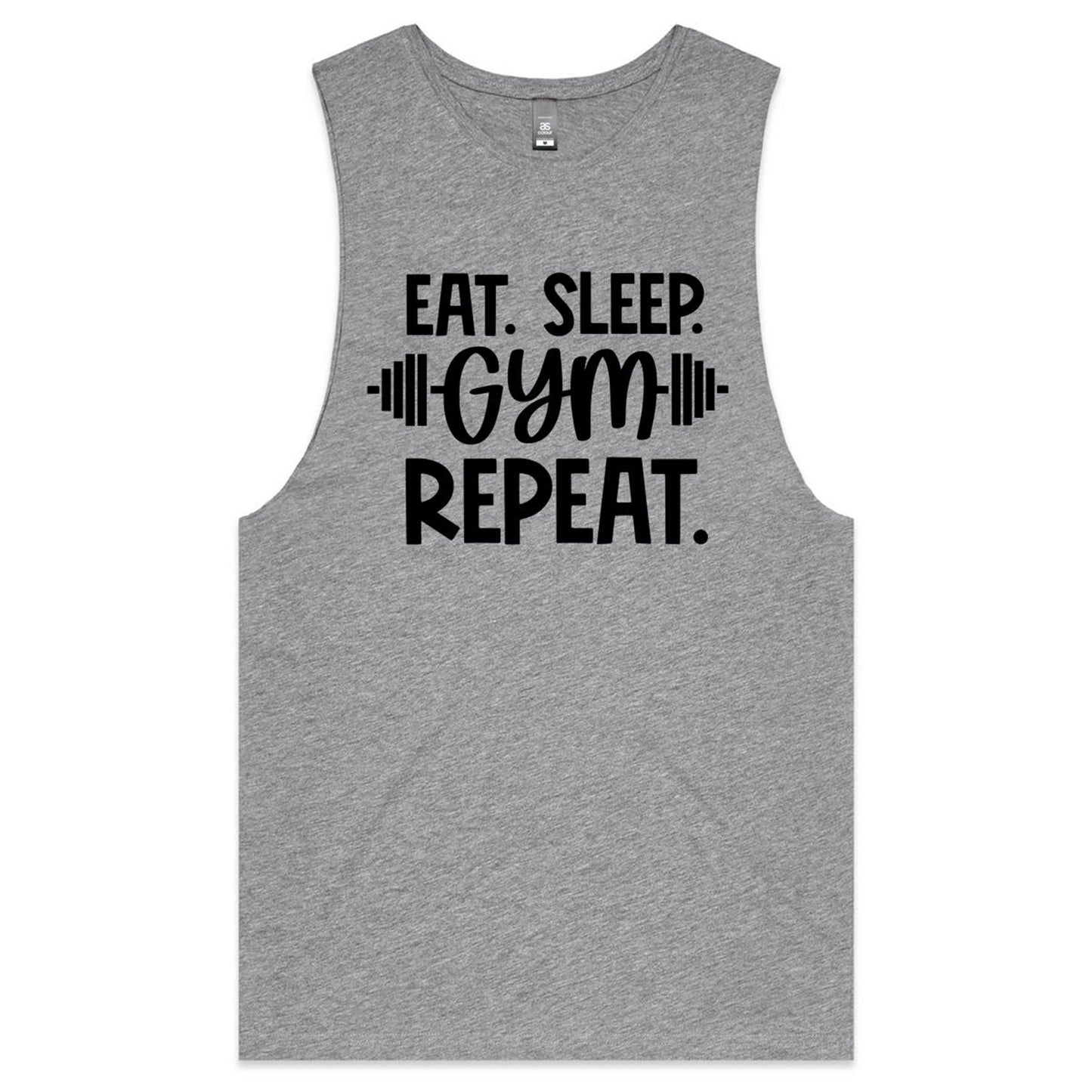 Eat Sleep Gym Repeat Mens Tank Top Tee