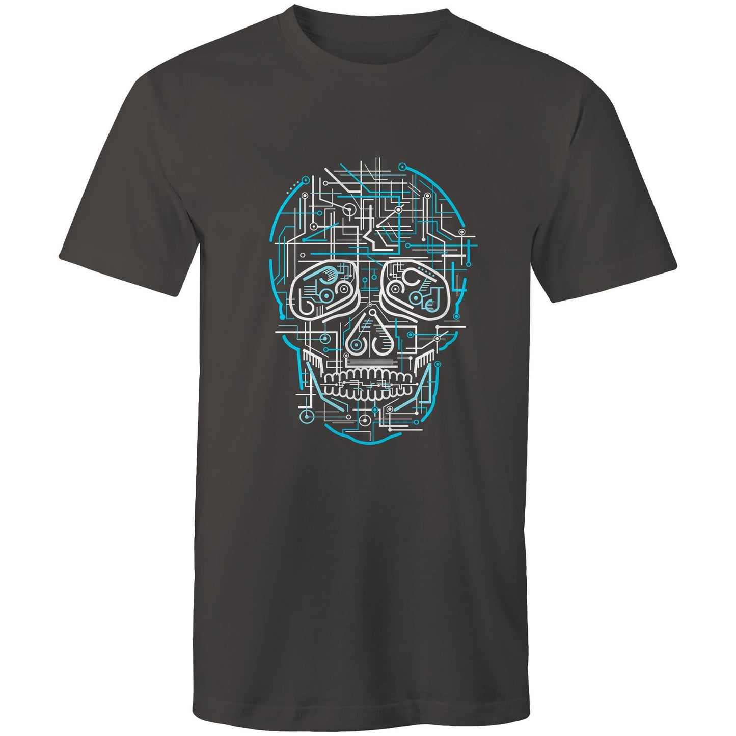 Electric Skull- Mens T-Shirt