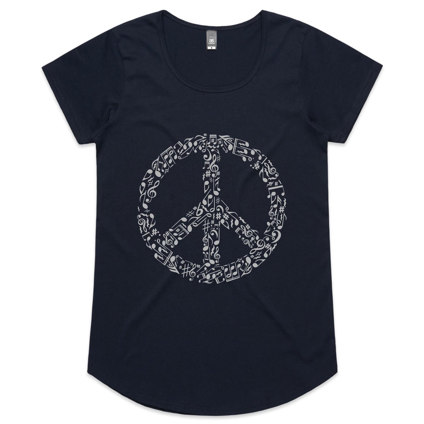 Rhyme in Peace Womens Scoop Neck T-Shirt